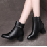 First-layer cowhide Martin boots, winter new style, small short boots for women, cowhide women's boots, lined with fleece for warmth, high-heeled shoes, fashion boots First-layer cowhide Martin boots, winter new style, small short boots for women, cowhide women's boots, lined with fleece for warmth, high-heeled shoes, fashion boots